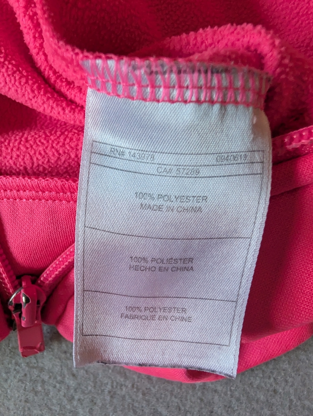 Puma Neon Pink Grey Athletic Hoodie Sweatshirt Legging Set Sz 5 Geometric Print image 7